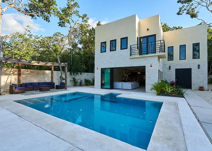 Tortuga Lux 4 Bdr Big Garden*pool *cenote Villa Tulum